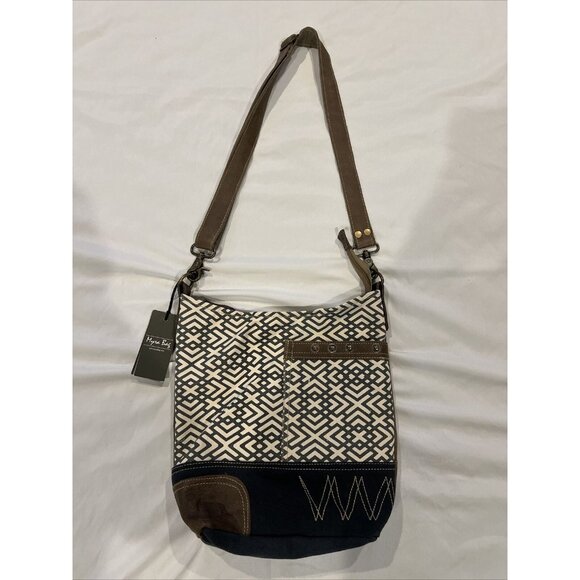 NWT Myra Bag 100% Cotton Womens Adjustable Strap Shoulder/Crossbody Bag S-0951 - Picture 2 of 16